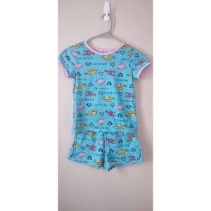 FRIENDS Short Sleeved Top & Shorts girls Size 10 Pajama Set